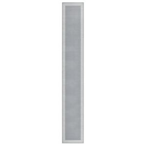 Gångmatta grå BCF med motivbård 60x450 cm