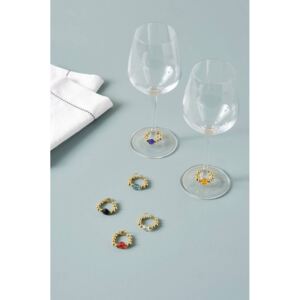 PERLA dekoration för vinglas 6-pack
