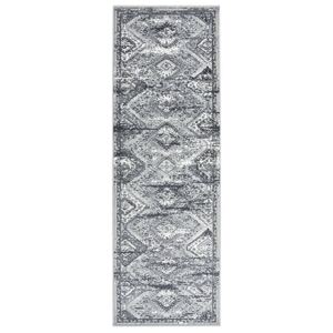 Gångmatta grå orientalisk BCF 60x150 cm