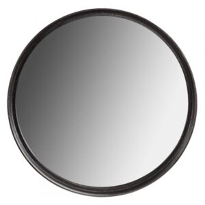 DINO Mirror - Black Ø80cm
