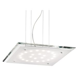PACIFIC Taklampa LED SP24 Krom/Glas 45cm