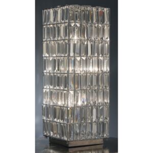 Bordslampa Janna 57cm Silver/Glas