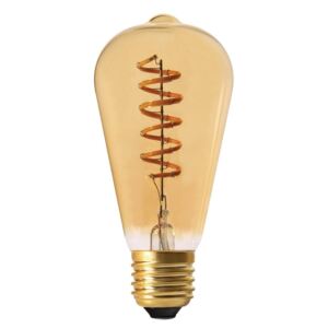 Elect Spiral LED Fil Edison Gold 64mm
