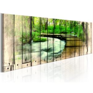 Canvas Tavla - Forestry Memories - 120x40