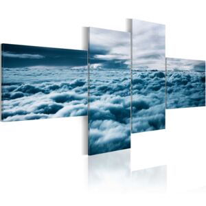 Canvas Tavla - Head in the clouds - 100x45