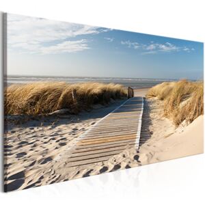 Canvas Tavla - Holiday at the Seaside (1 del) Wide - 100x45