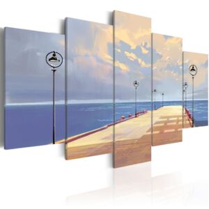 Canvas Tavla - Seaside Walk - 200x100
