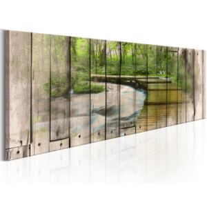 Canvas Tavla - The River of Memories - 120x40