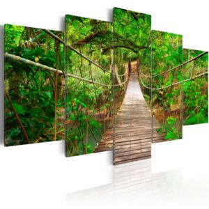 Canvas Tavla - Walk among the trees - 100x50