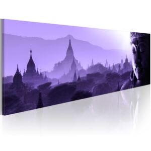 Canvas Tavla - Purple Zen - 120x40