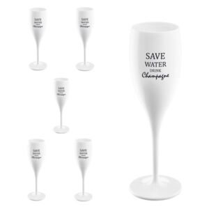 Champagneglas Cheers No.1 Save water, drink champagne 100 ml 6-pack