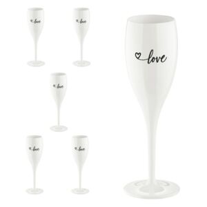 Champagneglas Cheers No.1 Love 2.0 6-pack 100 ml