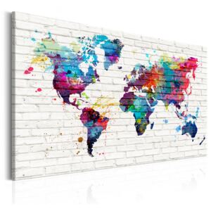 Canvas Tavla - Modern Style: Walls of the World - 90x60