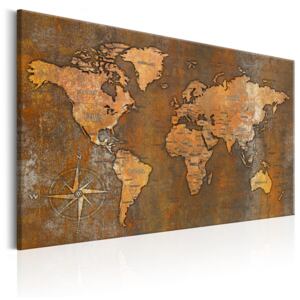 Canvas Tavla - Rusty World - 120x80