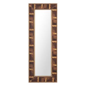 Spegel 50 x 130 cm mörkbrun ROSNOEN Beliani