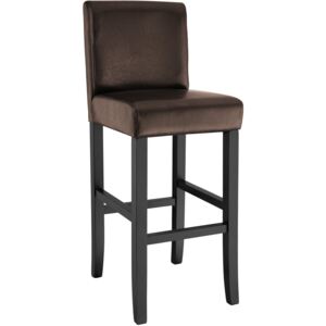 Tectake 400552 barstol i konstläder - brun