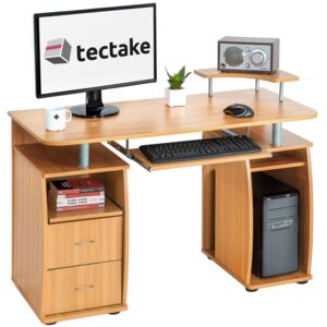 Tectake 401667 datorskrivbord 115x55x87cm - bok