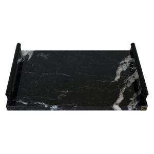 KRALJEVIC MARBLE TRAY Bricka i marmor - Black Moon Matt svart