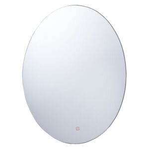 Spegel med LED belysning oval 60 x 80 cm MAZILLE Beliani