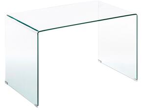 Skrivbord BURANO 125x70 transparent glas
