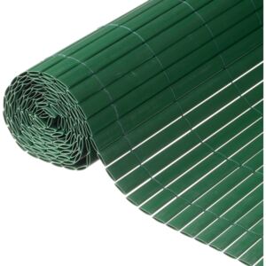 Nature Dubbelsidigt insynsskydd PVC 1,5x3m grön