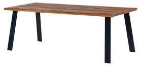 Matbord Exxet 210 cm med utställda ben i metall