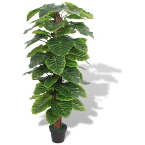VidaXL Konstväxt Taro med kruka 145 cm grön