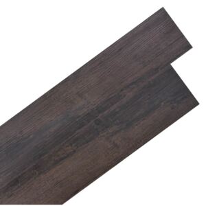 VidaXL Självhäftande PVC-golvplankor 5,02 m² 2 mm mörkbrun