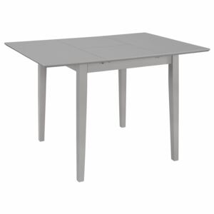 VidaXL Utdragbart matbord (80-120)x80x74 cm grå MDF