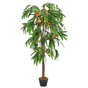 VidaXL Konstväxt Mangoträd med kruka 150 cm grön