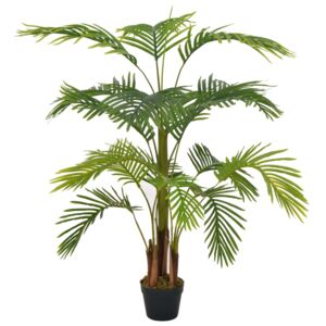 VidaXL Konstväxt Palm med kruka 120 cm grön