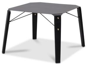 Signum fyrkantigt soffbord 60 x 60 cm - Svart/Mässing/Metall + Fläckborttagare för möbler - Soffbord, Bord