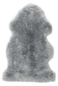 Gently långhårigt fårskinn Ljusgrå - 95-100 x 60 cm