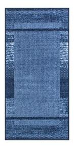 Gummerad matta Varese - Blå - 80x150 cm