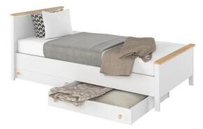 Eldon säng 100x200 cm - Vit/ek - Soffbord i marmor, Marmorbord, Bord