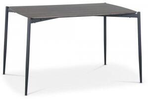Lokrume matbord 120x80 cm - Mörkt trä + Möbeltassar