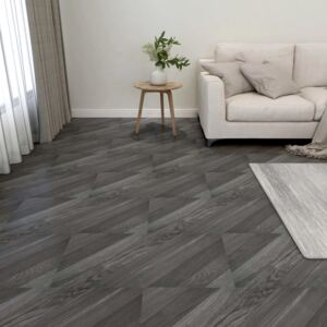 VidaXL Självhäftande golvplankor 55 st PVC 5,11 m² grå ränder