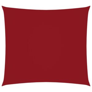 VidaXL Solsegel oxfordtyg fyrkantigt 4,5x4,5 m red