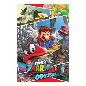 Super Mario Odyssey, Maxi Poster - Kollage