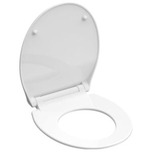 SCHÜTTE Toalettsits SLIM WHITE duroplast