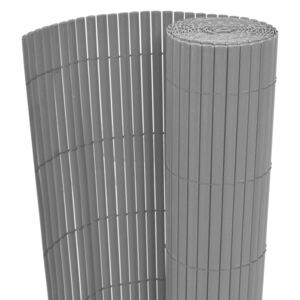VidaXL Dubbelsidigt insynsskydd PVC 150x300 cm grå