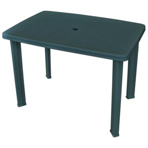 VidaXL Trädgårdsbord grön 101x68x72 cm plast