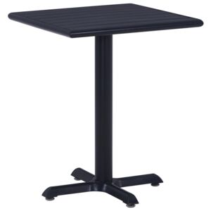 VidaXL Trädgårdsbord svart 60x60x75 cm