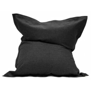 Pusku Pusku 2me Home - en klassisk saccosäck sittkudde för små och stora Dark grey