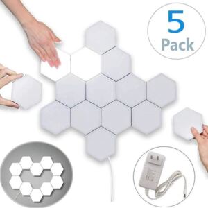 INF LED väggbelysning Hexagon med touch - 5 st