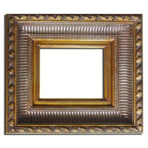 Steve Art Gallery Spegel i guld, yttermått 46x56 cm