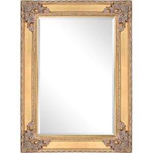 Steve Art Gallery Spegel i guld, yttermått 76x106 cm