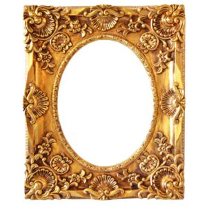 Steve Art Gallery Spegel i guld, yttermått 48x58 cm