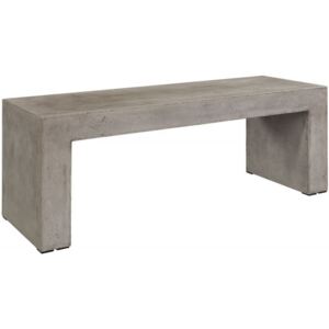 ANSEI U Bench - Light Concrete Grey