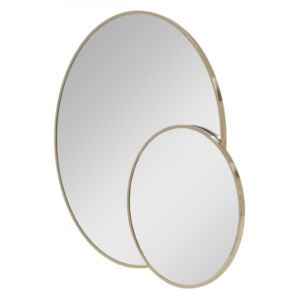 R & J Mirror – Round, Ø60cm Polerad Mässing